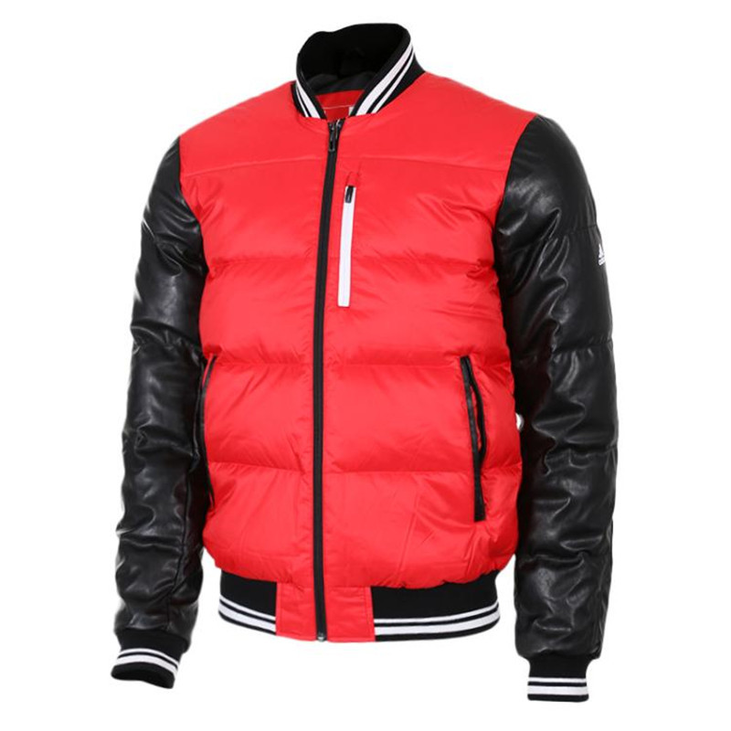 Adidas/阿迪达斯 男装 舒适保暖运动夹克立领时尚休闲羽绒服外套|AY3829 S(175/92A) AY3829