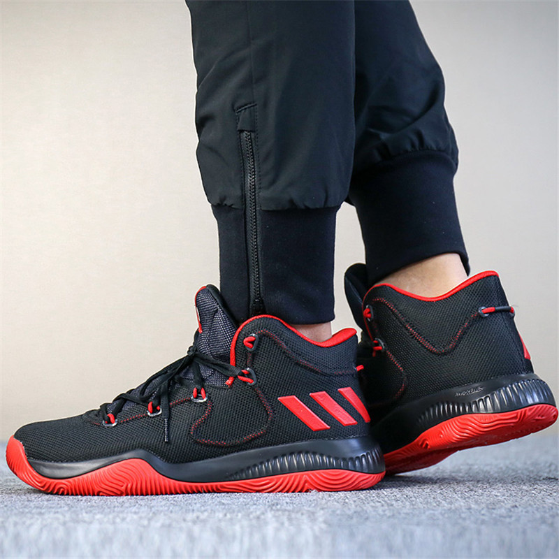 Adidas/阿迪达斯 男鞋2017新款运动鞋耐磨缓震实战战靴篮球鞋|BY4492 BY4492 40.5/7