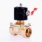 常闭电磁阀水阀AC220V气阀DC24VDC12V2分3分4分6分1寸现货6分AC220V 251寸AC220V