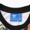 adidas阿迪达斯三叶草女子卫衣2017年新款多色印花休闲运动服BR5154 38 黄色