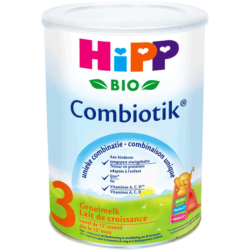 【荷兰直邮6罐】德国喜宝荷兰版(Hipp)宝宝进口益生菌奶粉3段（1周岁以上）800g（海外版）
