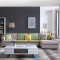 左右布艺沙发 简约现代大小户型客厅家具组合 可拆洗布艺沙发DZY2509 转二件反向（配色咖啡58-7C）
