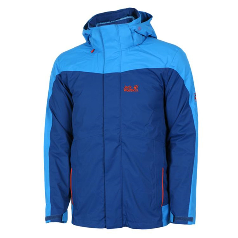 Jack wolfskin/狼爪 男款户外防风防水三合一羽绒冲锋衣|5009361 XL 5009361-1241
