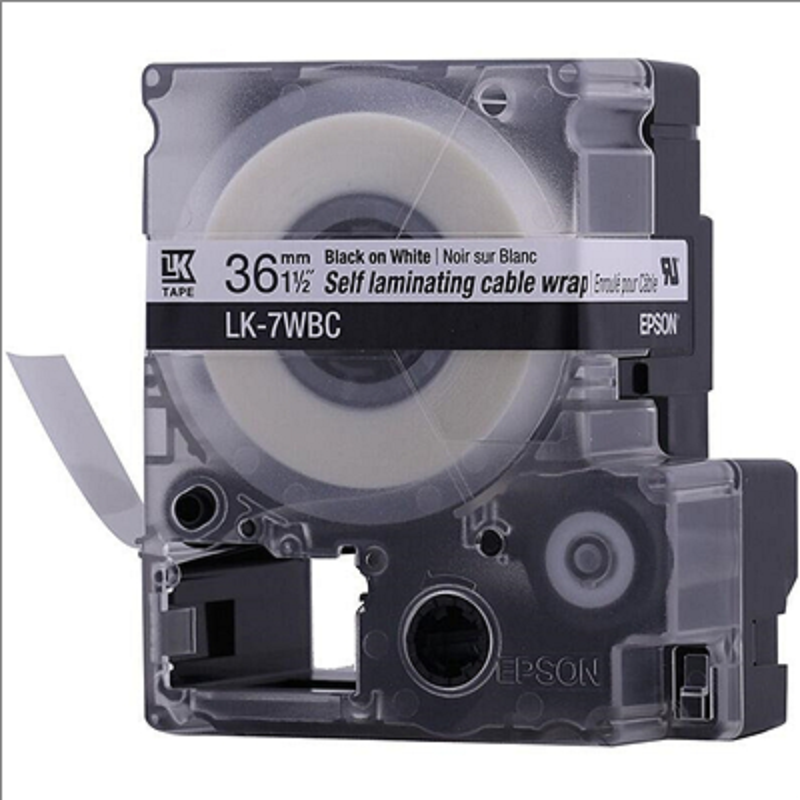 爱普生(EPSON) 原装色带 白底黑字 LK-7WBC（根）