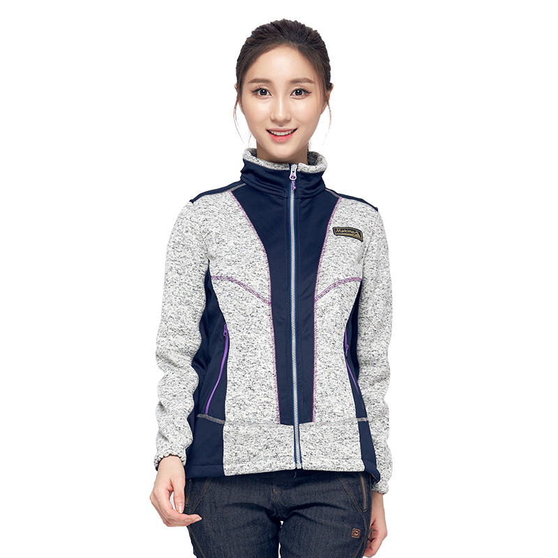 犸凯奴抓绒衣232-2 XXL 女浅灰