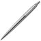 PARKER派克 美国进口 凝胶水笔 学生文笔办公用品中性笔签字笔原子笔0.55mm 1支 钢杆白夹凝胶水笔