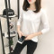 2017春秋季新款潮秋衣外穿长袖T恤宽松百搭韩版上衣服女士打底衫