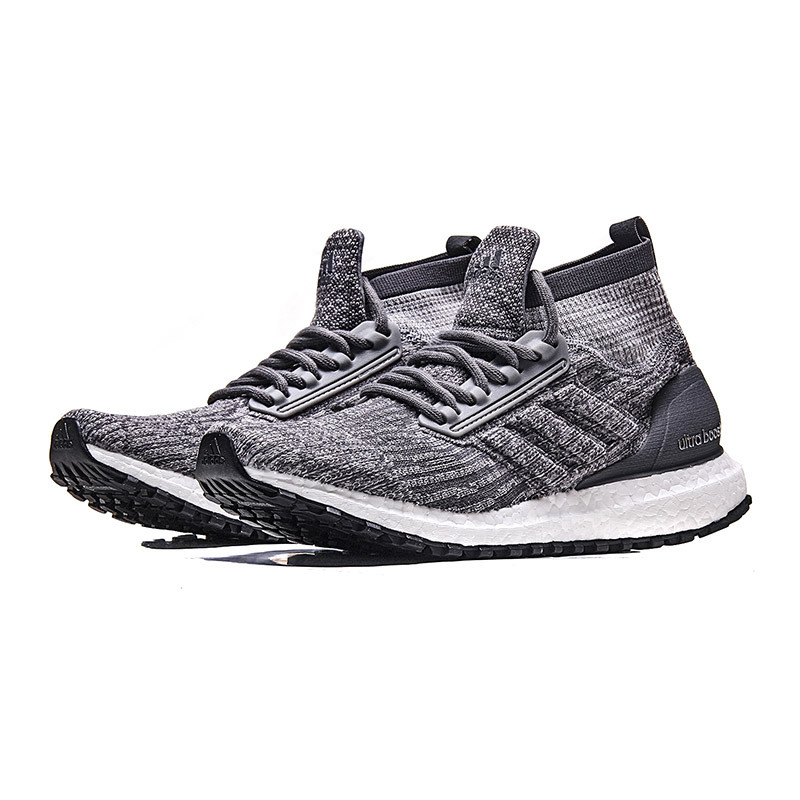 adidas阿迪达斯男子跑步鞋2017新款ULTRABOOST休闲运动鞋CG3000 灰色 44码