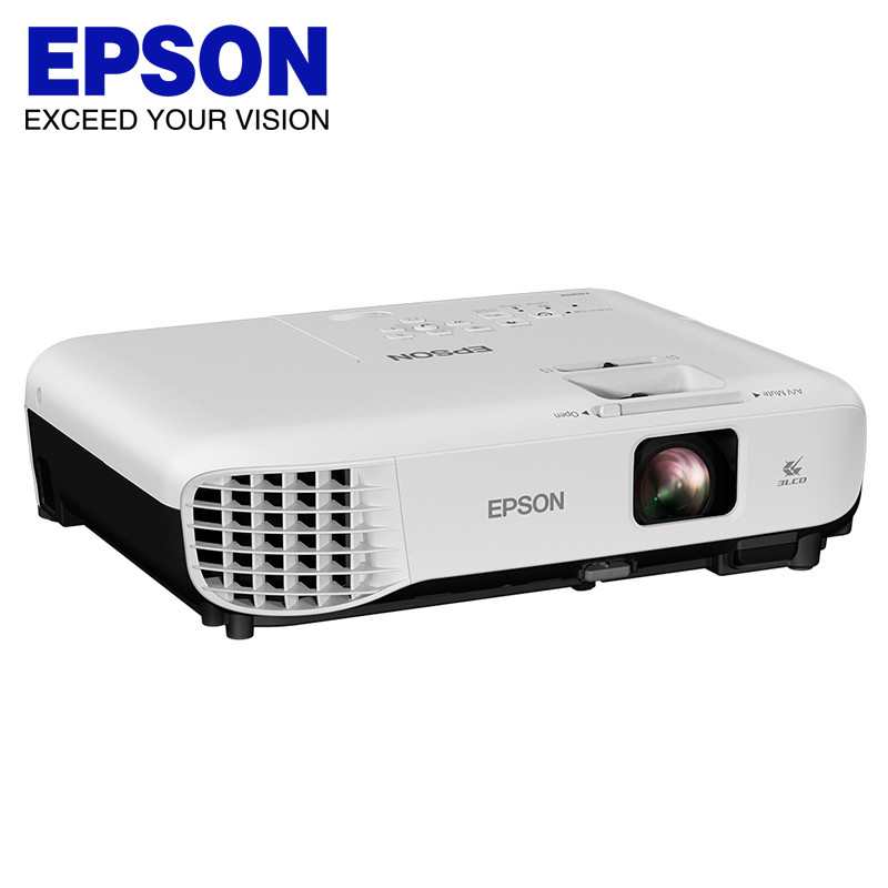 爱普生(EPSON) CB-S05E 商务办公会议家用高清投影机100英寸4:3电动幕布（赠送安装含辅材）