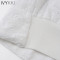 Ivykki艾维女休闲外套棒球立领蕾丝面料秋冬短款上衣 42/XL/175 0653蓝底绿花