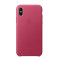 iPhone X 皮革保护壳 MQTJ2FE/A暖粉色