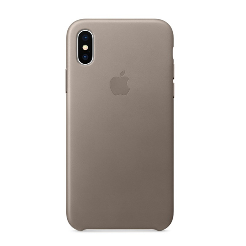 iPhone X 皮革保护壳 MQT92FE/A浅褐色
