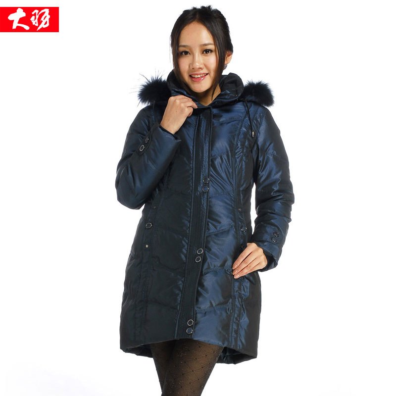 大羽羽绒服女8919 L/170/92 兰格色