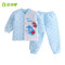 贝乐咿 TZN6366天使小猴保暖立领套装 7265蓝色 80cm
