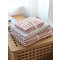 Ladysoft家居 新品针织全棉四件套1.5/1.8米床通用 被套200*230cm 粉灰细条 床单款1.5/1.8米床通用