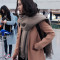 2019新款超大沙滩巾空调披肩丝巾女防晒韩版纯色棉麻围巾春夏季海边 大红