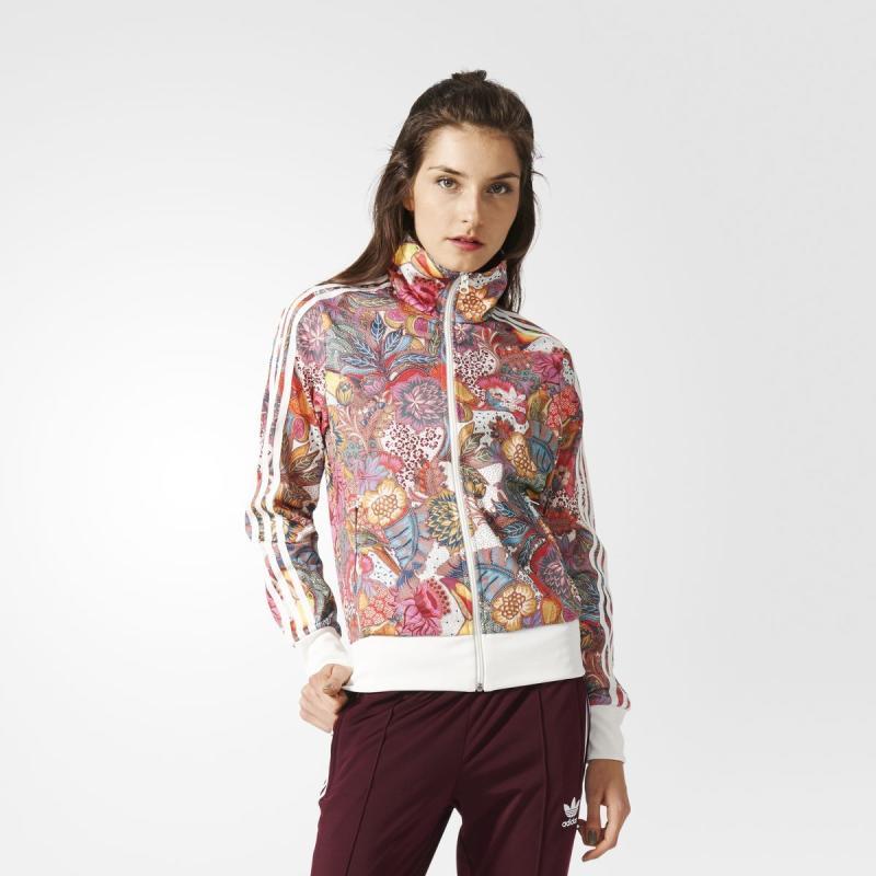 Adidas/阿迪达斯夹克上衣女装无帽拉链修身美国直邮BJ8408 XS Multicolor
