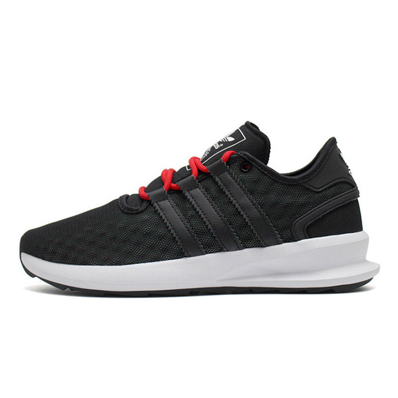 正品阿迪达斯adidas三叶草男鞋新款运动休闲跑步鞋-AQ8321 1号黑色/1号黑色/亮白 42.5