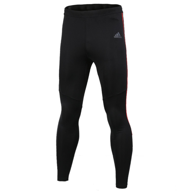 Adidas/阿迪达斯 男子运动裤2017新款弹力小脚紧身训练长裤|B47715 M(175/80A) B47715