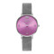 欧美品牌意大利进口Pinko简约时尚石英女表淡紫色 PK.2387S/02M