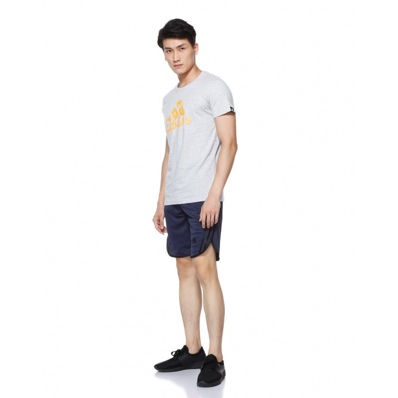 阿迪达斯adidas男装短袖T恤-ADITSG2-GYO 3XL 灰/黄