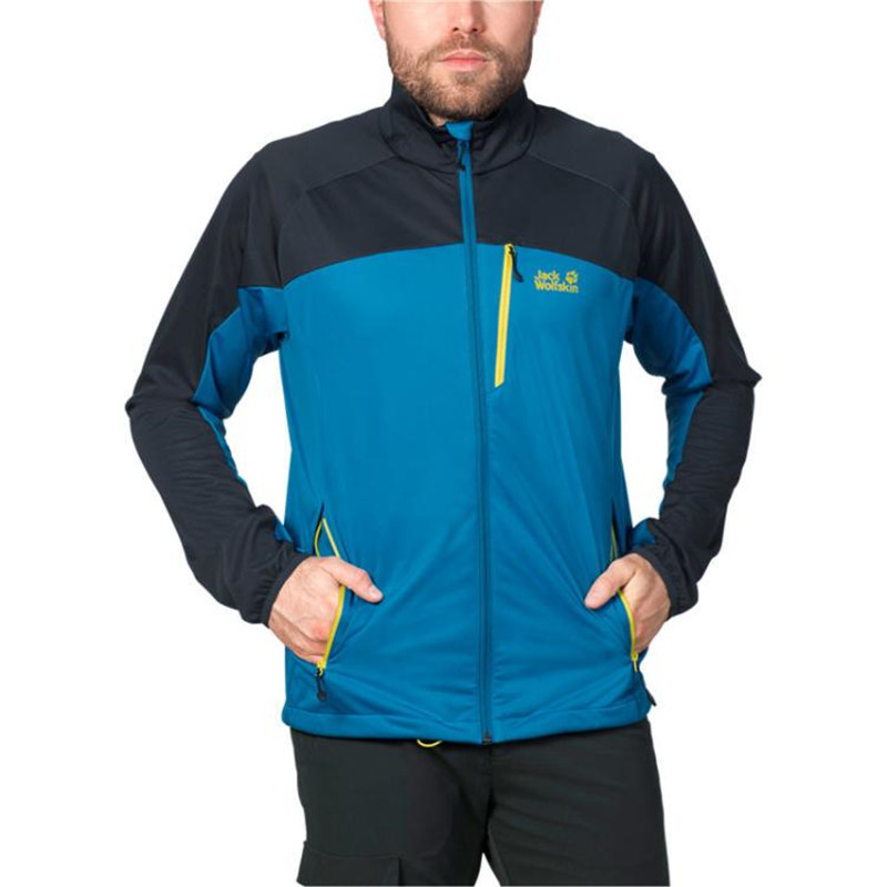 Jack Wolfskin/狼爪 男装 耐磨防风户外休闲男子外套冲锋衣|1303431-1010 M(175/96A) 1303431-1010