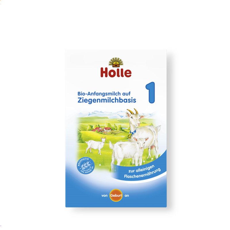 【德国直邮4盒】德国Holle凯莉泓乐BIO婴幼儿有机羊奶粉1段400g 0-6个月