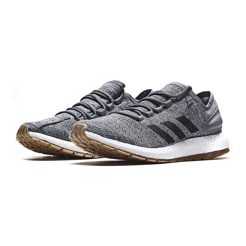 Adidas/阿迪达斯 男子运动鞋 PURE BOOST炽风保暖减震运动鞋跑步鞋 S80783 灰色 45