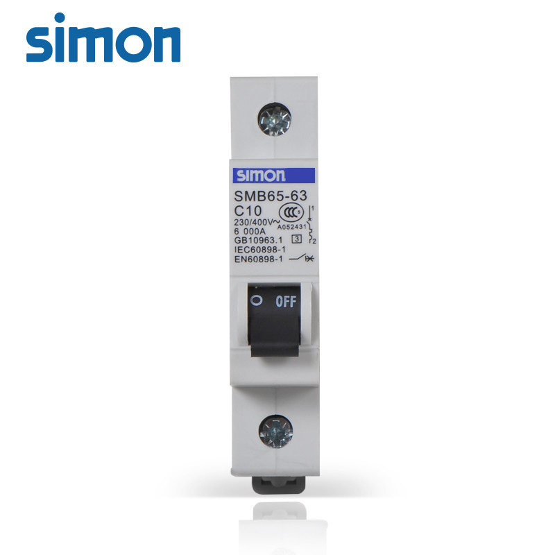 西蒙(simon)低压空气开关65系列1P20A空开型断路器 过载保护