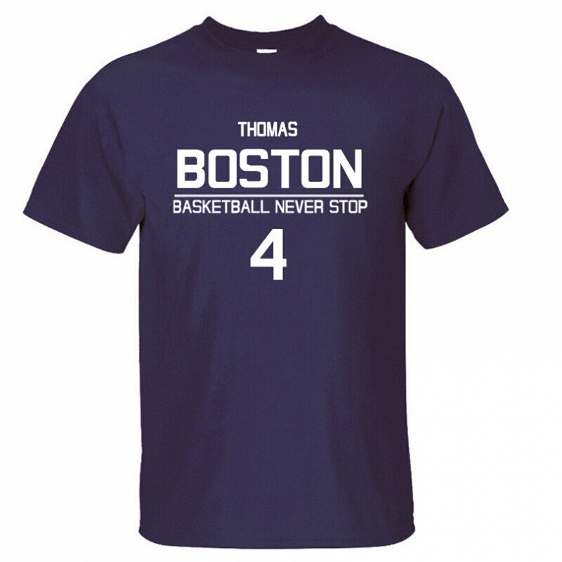 男短袖棉加内特小刺客托马斯篮球服圆领球衣L