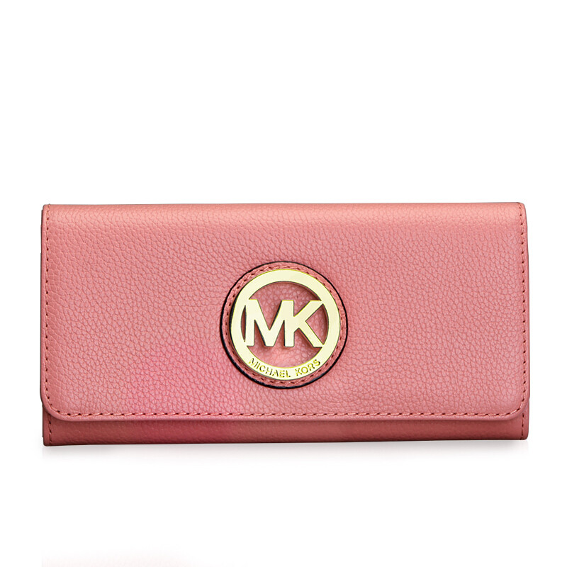 迈克·科尔斯 (Michael Kors/MK)女士手拿包长款钱包35T3SFTE1L 粉色