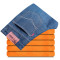 男士牛仔裤直筒商务休闲裤修身长裤- 《四季》9001蓝色 34(2尺7)