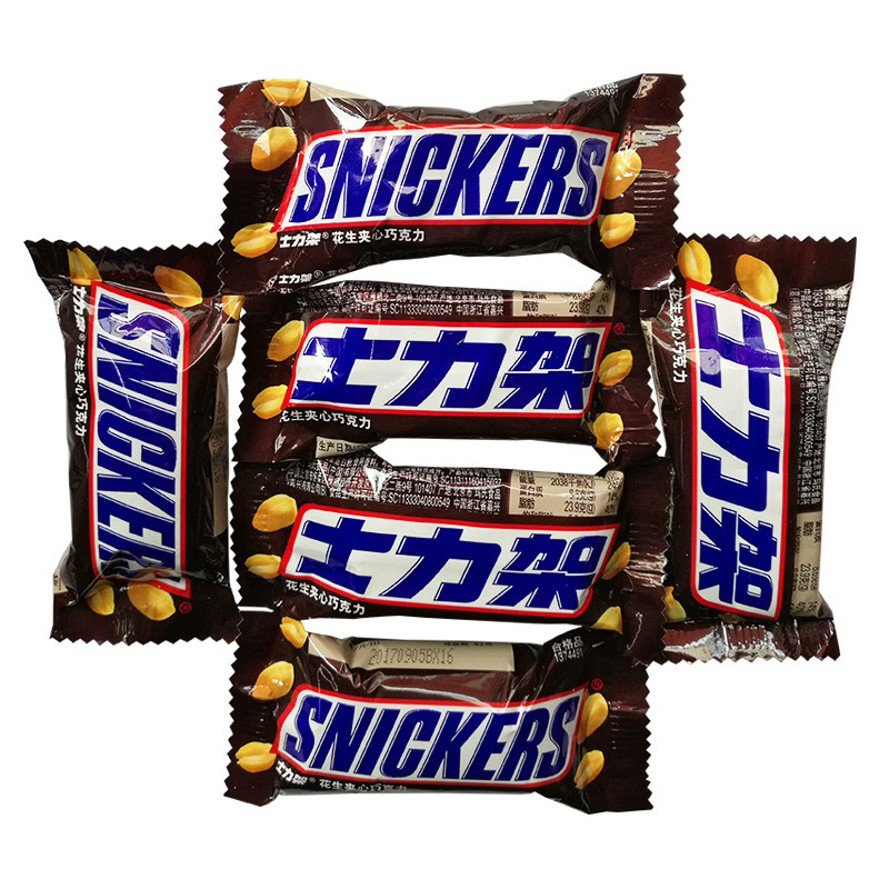 德芙巧克力花生夹心巧克力棒结婚喜糖散装500g高清实拍图