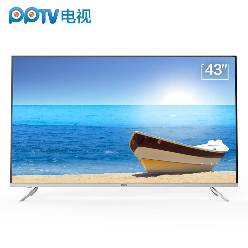 PPTV 43P 43英寸 全高清 互联网电视（含1年全屏影视会员）