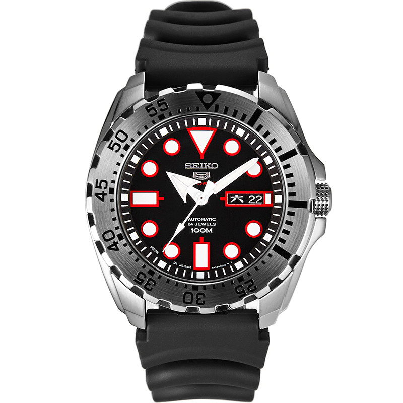 精工( SEIKO) 手表 精工5号系列智慧夜光防水运动男士腕表SRP599J1