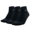 NIKE/耐克 男袜女袜 Lightweight Quarter 运动袜 SX4706-101-100 中袜三双装SX4835-001 S