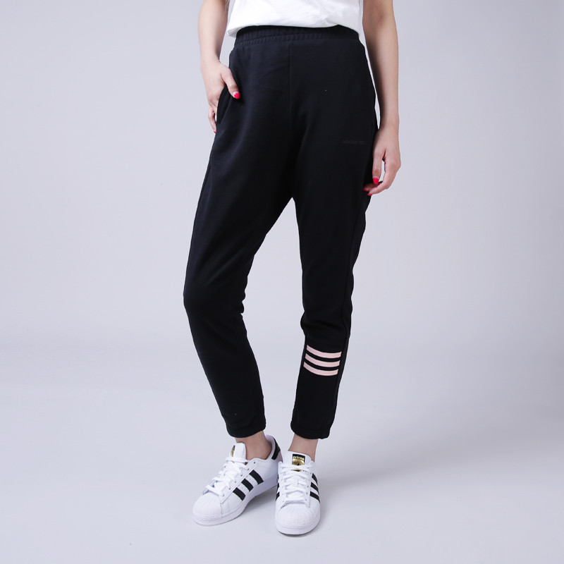 阿迪达斯NEO运动裤女2017秋季新款透气训练运动休闲长裤CD3983 2XL CD3983