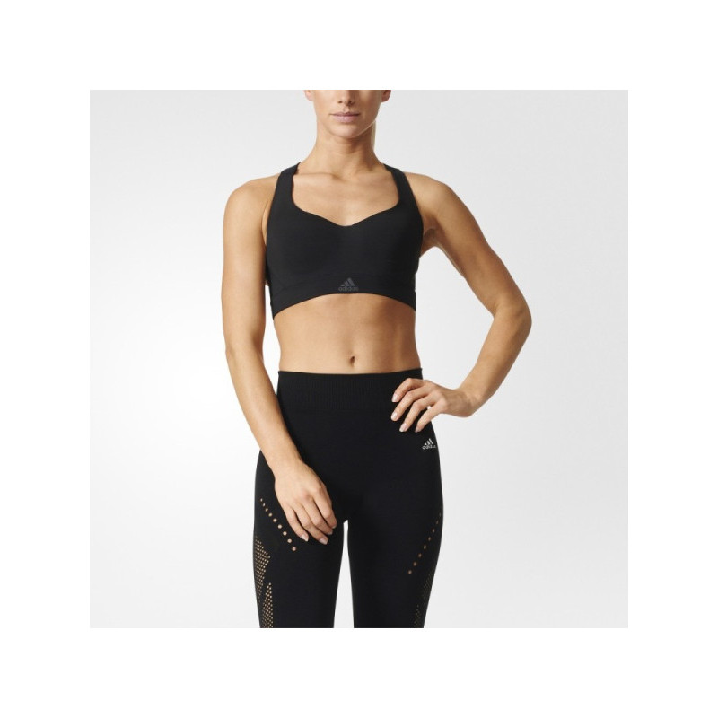 ss阿迪达斯女装17新款紧身bra速干运动训练胸衣运动内衣AJ6578 黑色BK3112 LCD