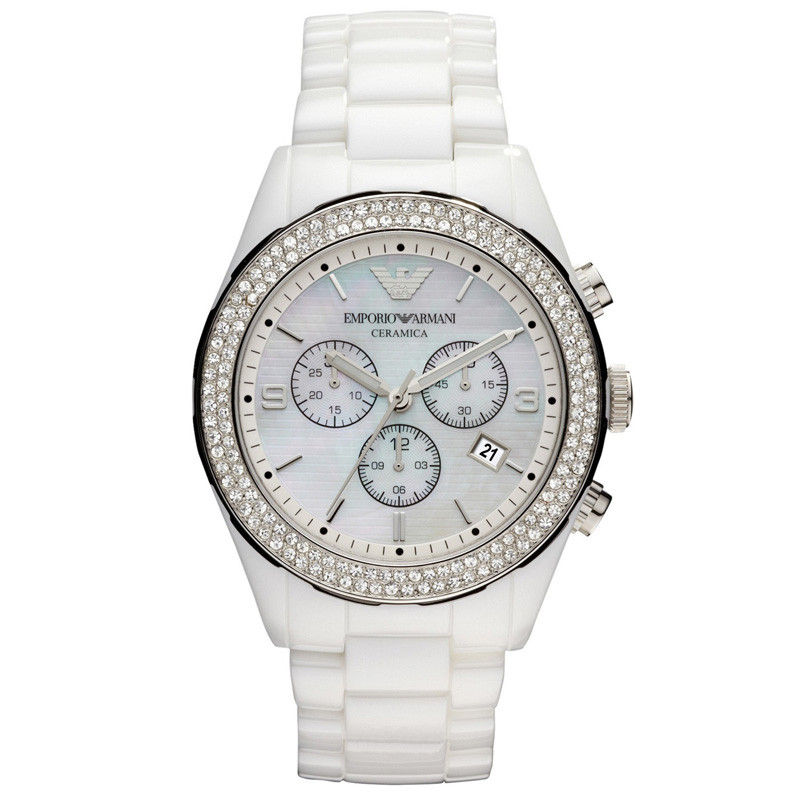 EMPORIO ARMANI阿玛尼手表超薄气质优雅手表金属珍珠彩贝母石英表女士表AR1907 AR1908 AR1909 AR1456