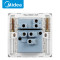 Midea/美的电工86型 E03雅白系列 三孔 五孔 单双控开关面板墙壁插座电脑电视套装 E03雅白 E03K11单开单控