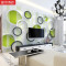 卧室电视墙5d墙纸床头无缝迎客松抽象欧式大气牡丹艺术现代无纺布沙发墙布背景墙大气型8D凹凸 无缝清晰绒棉布