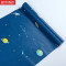 加厚浩瀚星空防水墙贴PVC自粘墙纸宿舍卧室书桌家具翻新贴纸浅绿色英文字母绿砖特大 浩瀚星空
