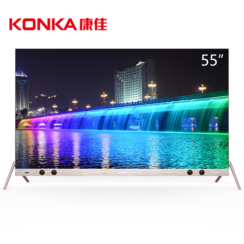 康佳（KONKA）LED55X9 55英寸42核人工智能 纤薄金属机身HDR4K电视