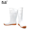 莱尔 白色 牛筋底 中筒雨鞋 43 码 SF-11-03（双）