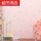 儿童房卡通3D精压无纺布壁纸hellok猫男孩女孩卧室公主房壁纸加厚版米白色6105仅墙纸 普通版6101粉色