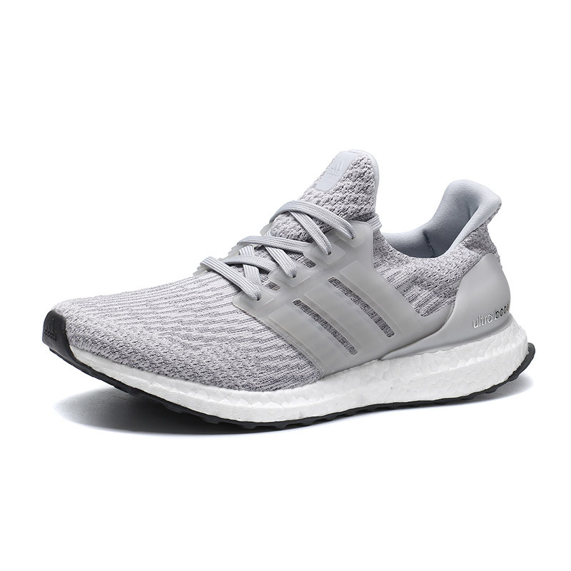 adidas阿迪达斯男子跑步鞋17年新款爆米花UltraBOOS运动鞋BB6059 灰色 43