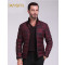 凯撒KAISER 羽绒服男式立领休闲舒适潮流冬装外套新款 紫红色 M