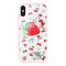 优加 iPhone X玻璃手机壳 草莓凯蒂