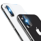 iphonex镜头膜钢化玻璃保护膜7plus防刮花苹果7后置高清摄像头膜 苹果X镜头膜+背膜-2片装