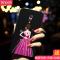 vivoxplay6A手机壳钢化膜x6play全包xpaly6曲屏vivoXPLAY6s保 蝴蝶红裙女孩